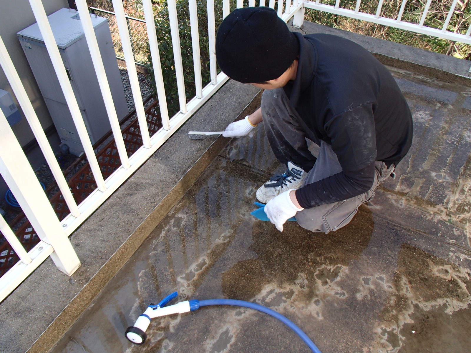 ベランダ防水工事,羽曳野市