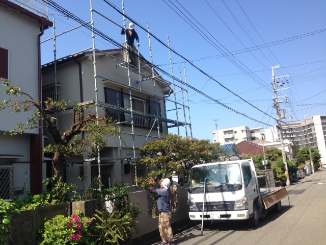 堺市の外壁塗装工事